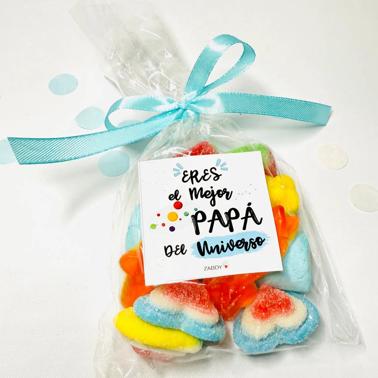 Bolsita de Gominolas y Nubes “Eres el Mejor Papá del Universo”