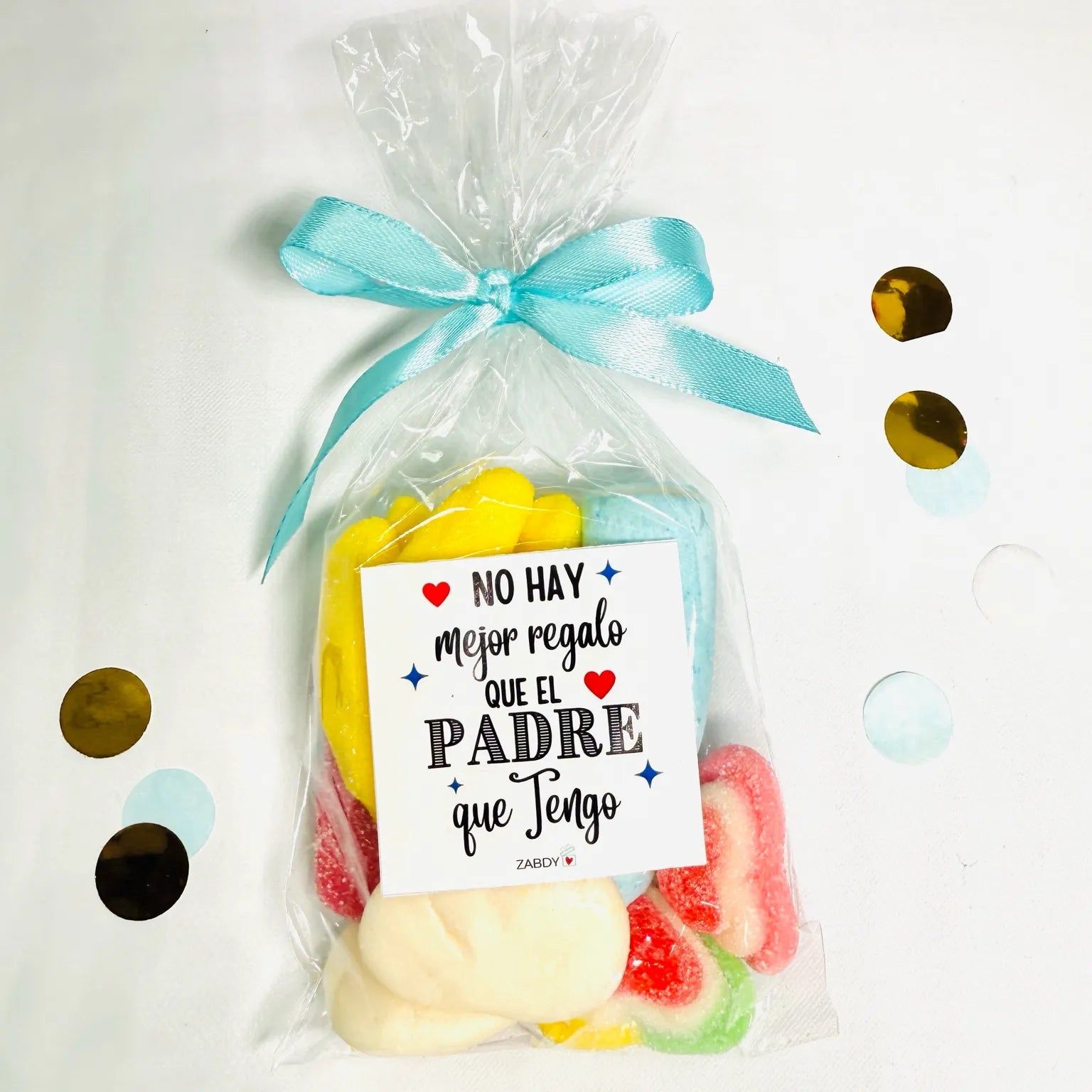 Bolsita de Gominolas y Nubes “No hay mejor regalo que el padre que tengo”
