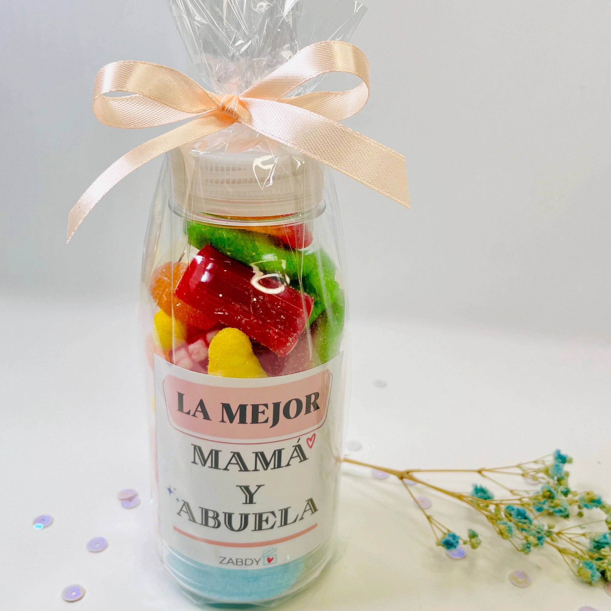 Botella “La Mejor Mamá Y Abuela”