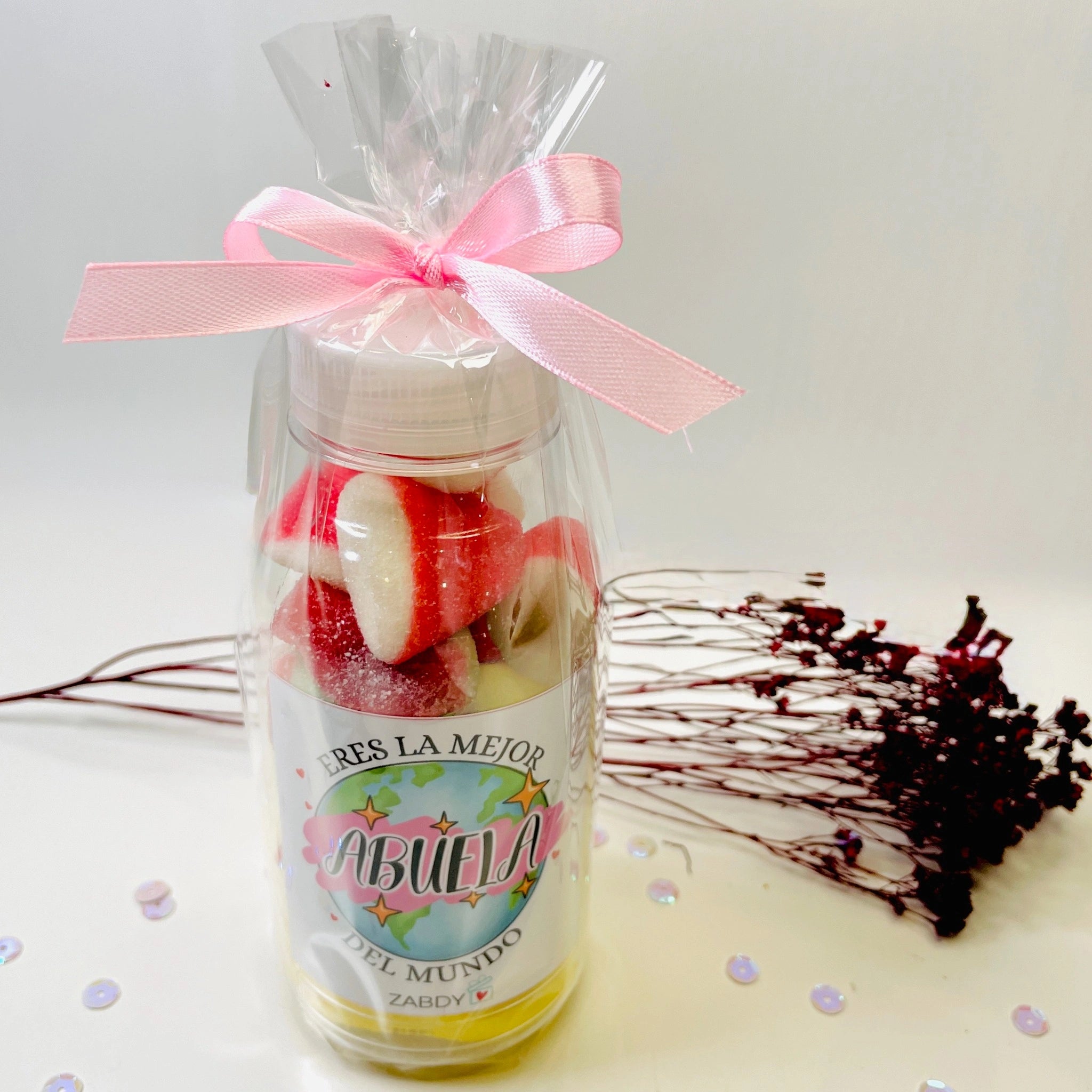 Botella “Eres La Mejor Abuela Del Mundo”