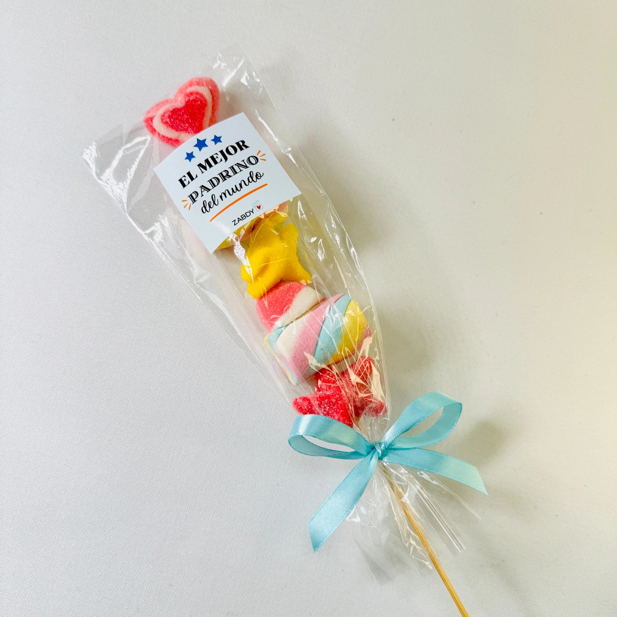 Brocheta De Gominolas "El Mejor Padrino Del Mundo"