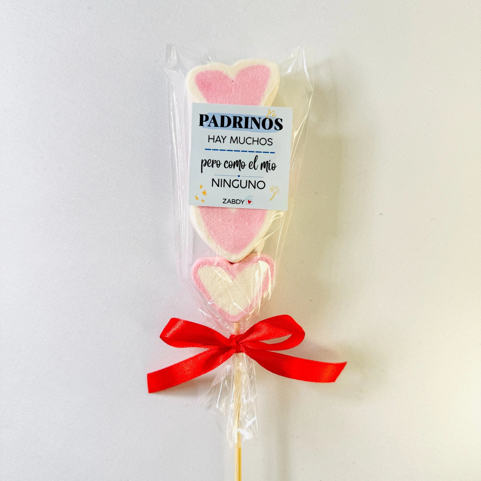 Brocheta De Nubes Corazón "Padrino Como El Mío Ninguno"