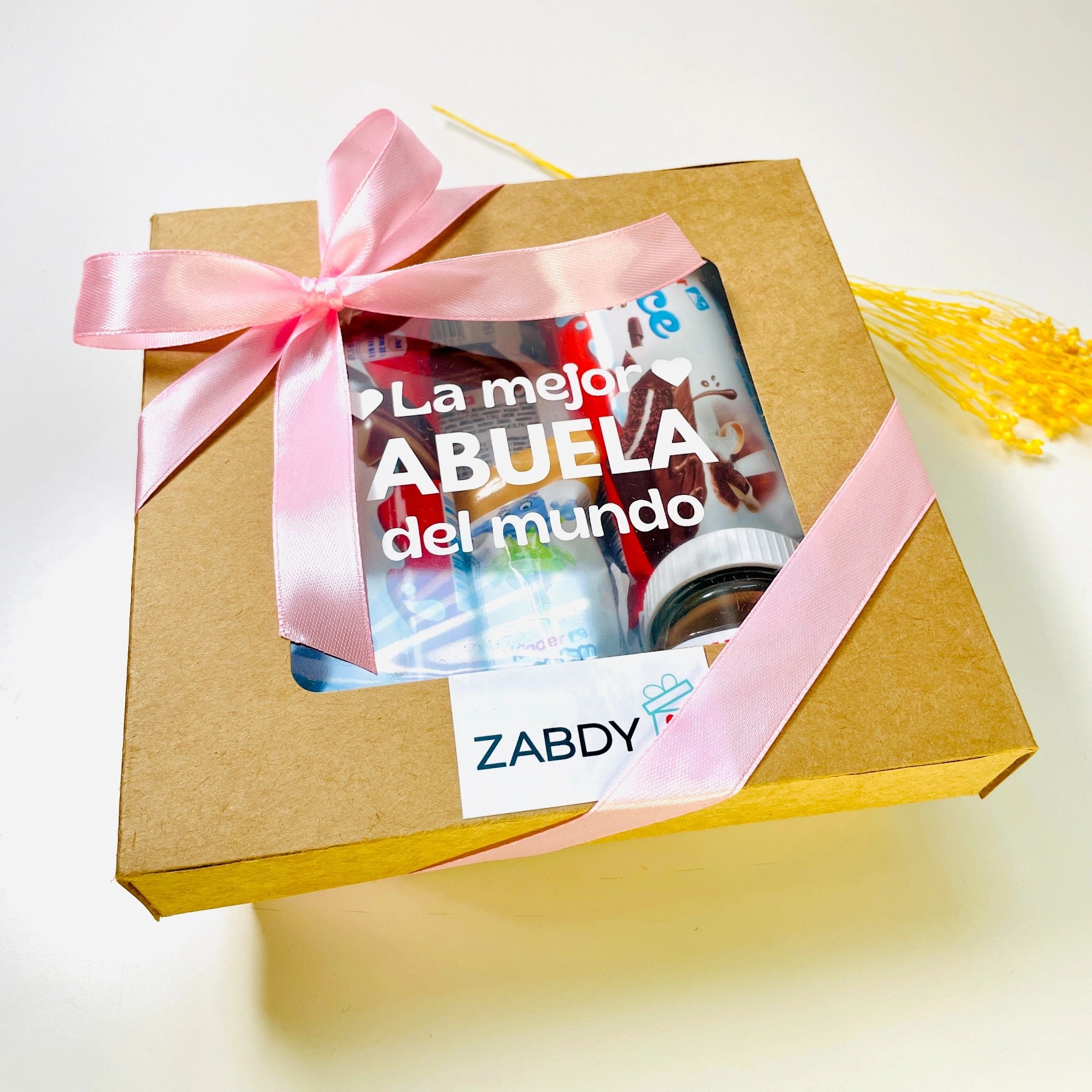 Mini Caja Kinder “La Mejor Abuela Del Mundo”