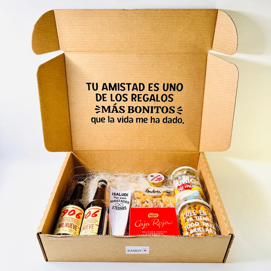 Caja Regalo “Tu Amistad Es Uno De Los Regalos Más Bonitos” – Regalo Para Amigas Especiales