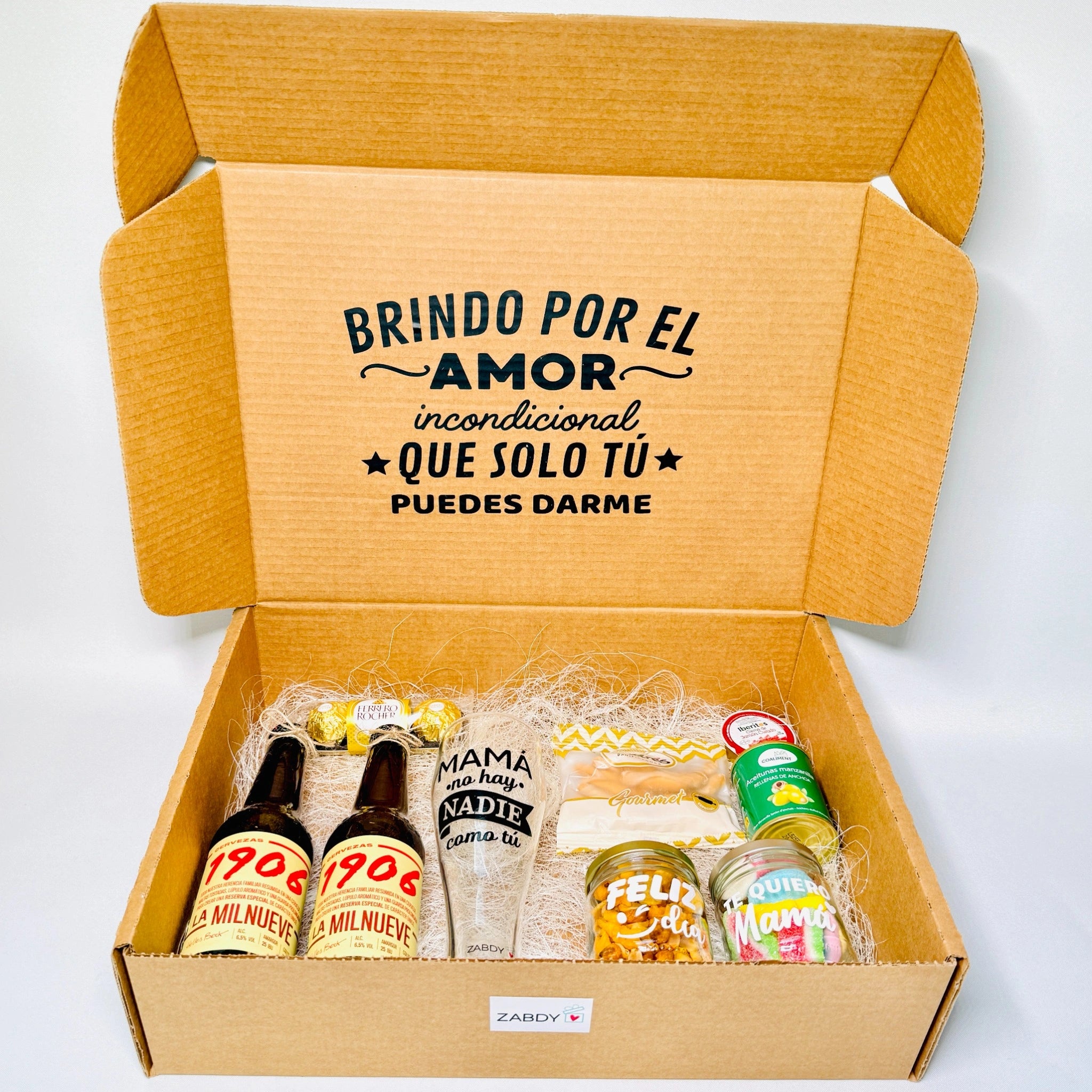 Caja Regalo “Brindo por el amor incondicional que solo tú puedes darme”