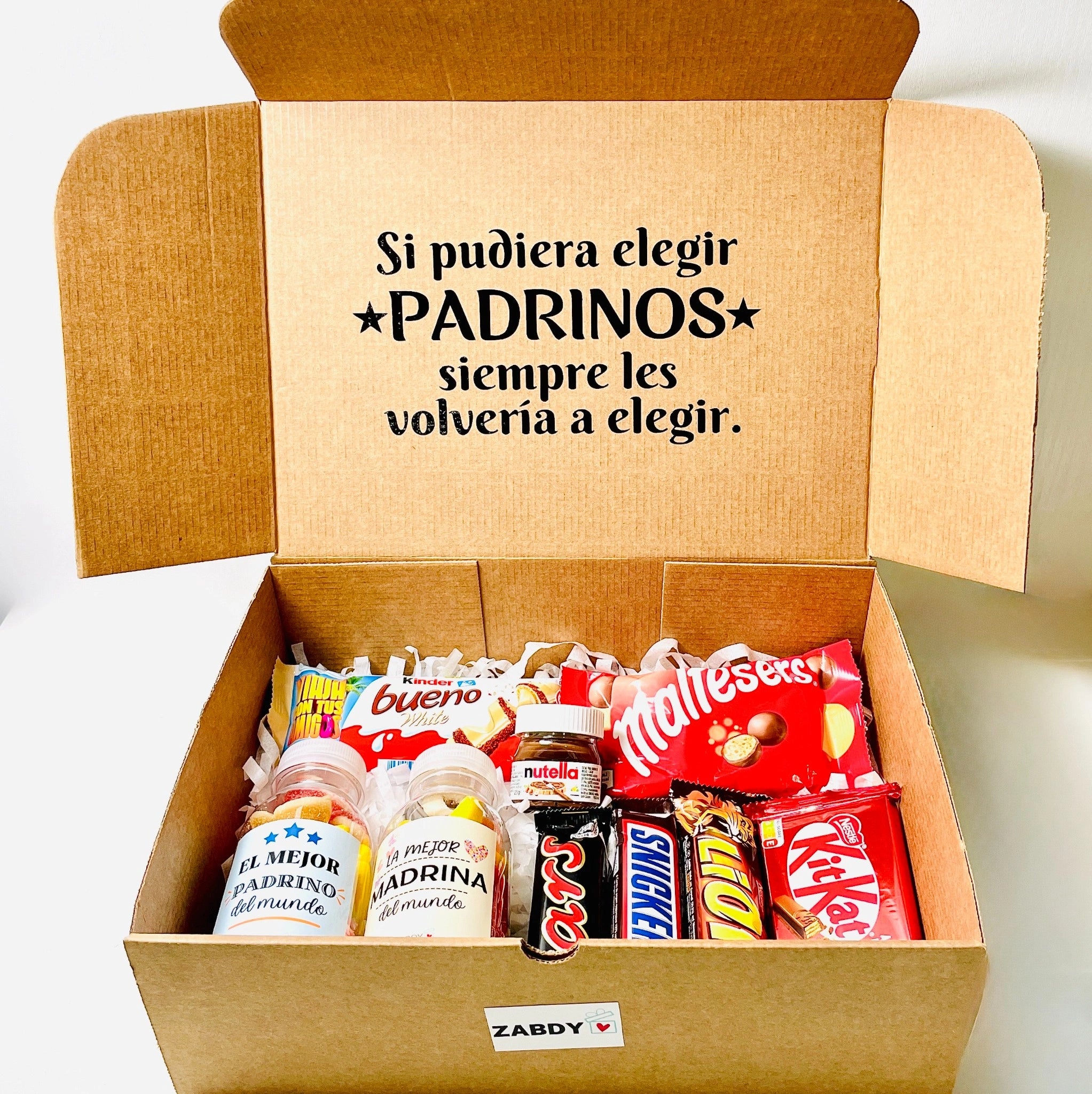 Caja Regalo Los Mejores Padrinos