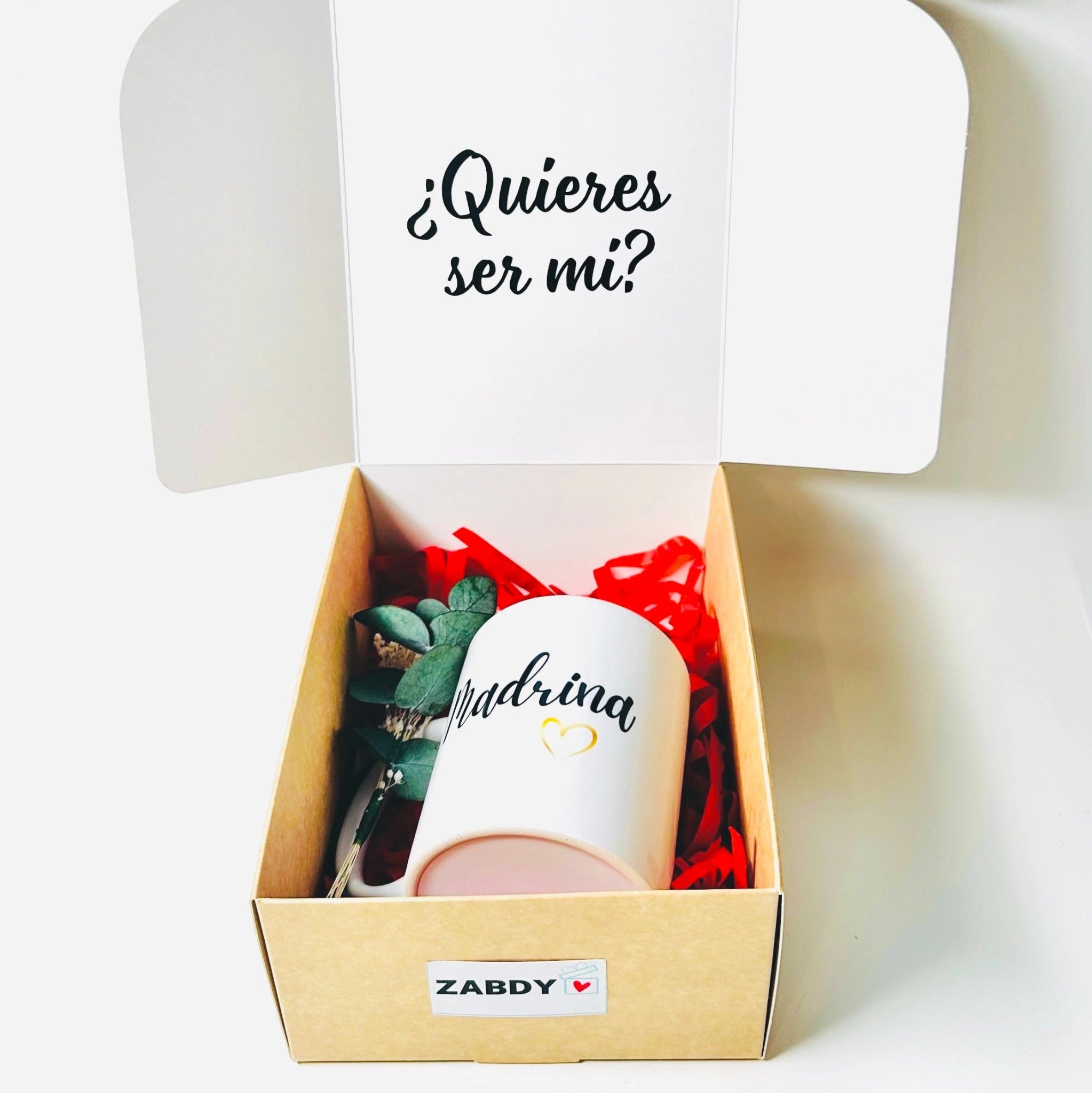 Pack Taza ¿Quieres Ser Mi Madrina?