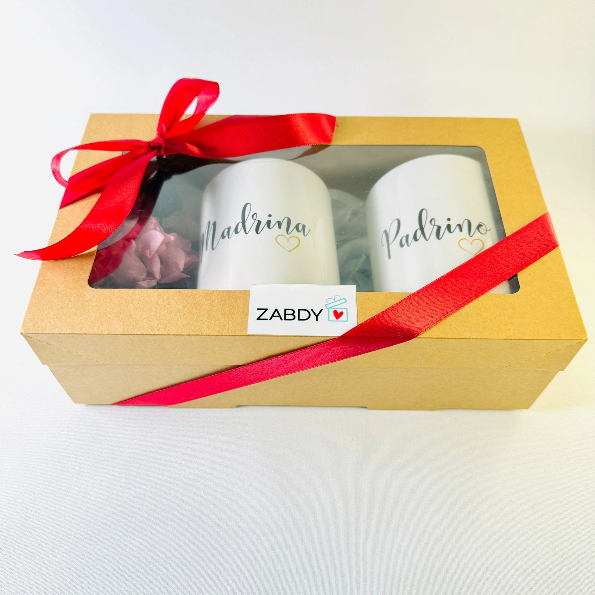 Caja Ventana Regalo Madrina Y Padrino