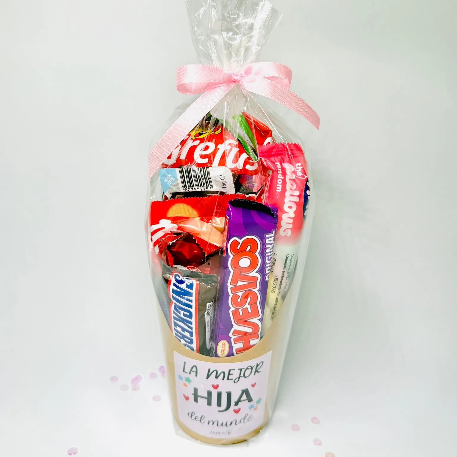 Composición Dulce Personalizada – “La Mejor Hija del Mundo”