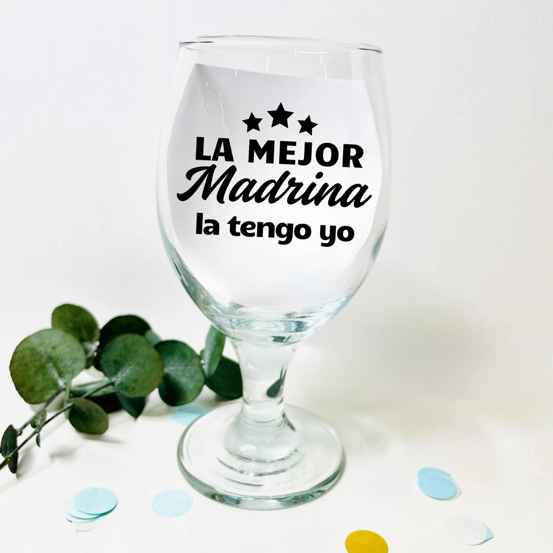 Copa De Cerveza La Mejor Madrina La Tengo Yo