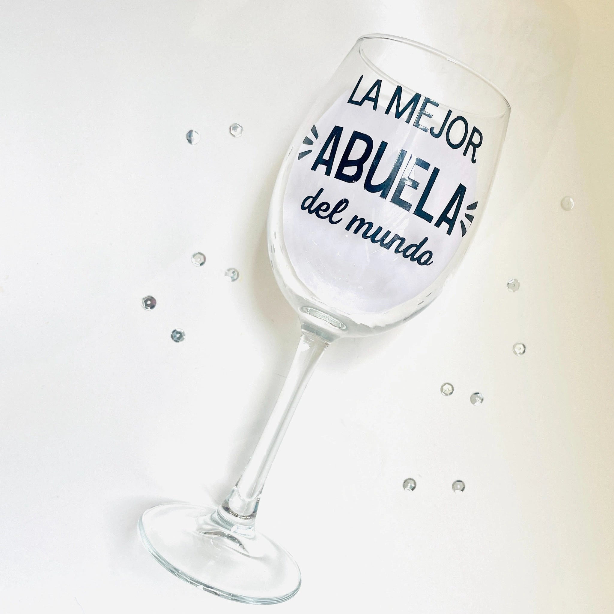 Copa De Vino “La Mejor Abuela Del Mundo”
