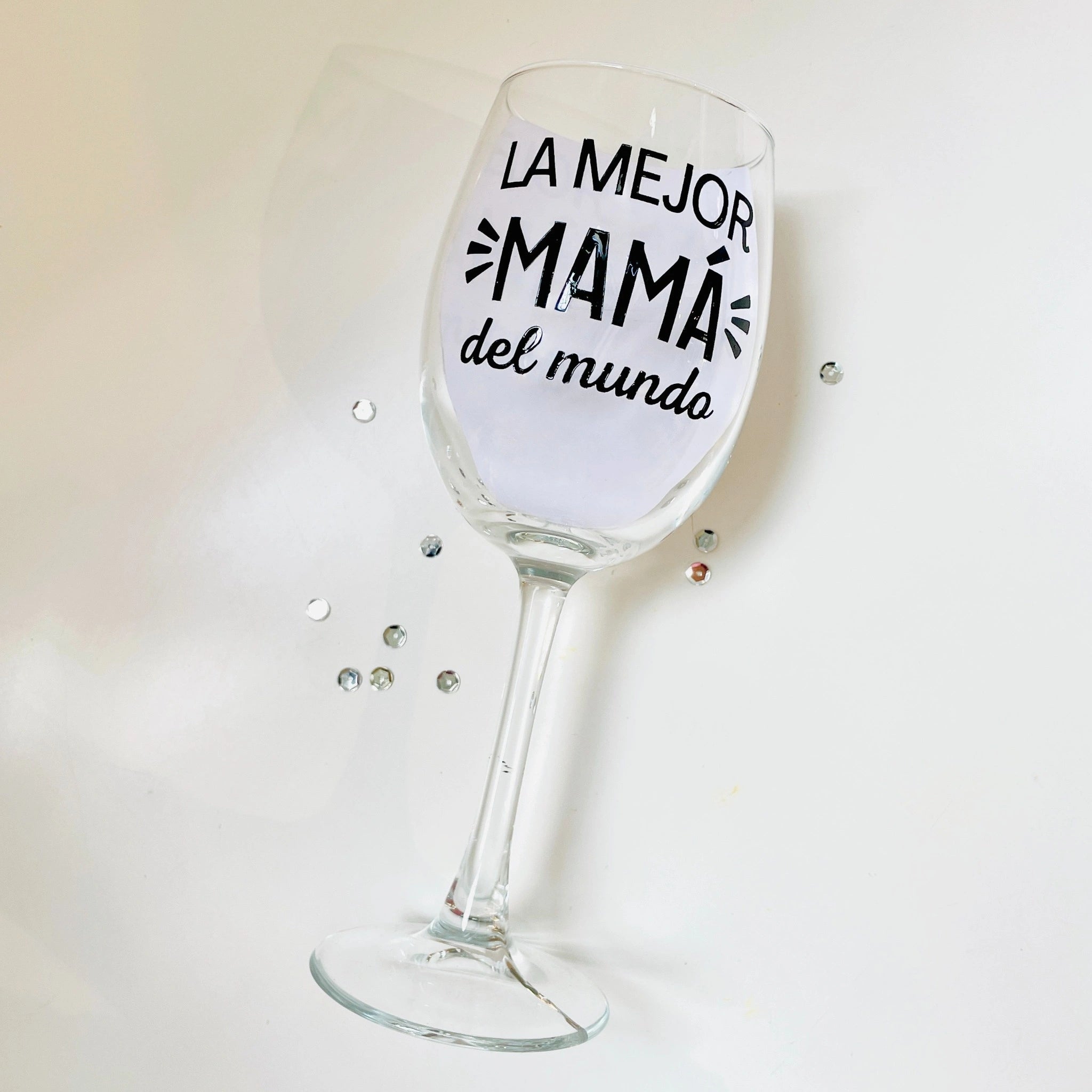 Copa De Vino “La Mejor Mamá Del Mundo”