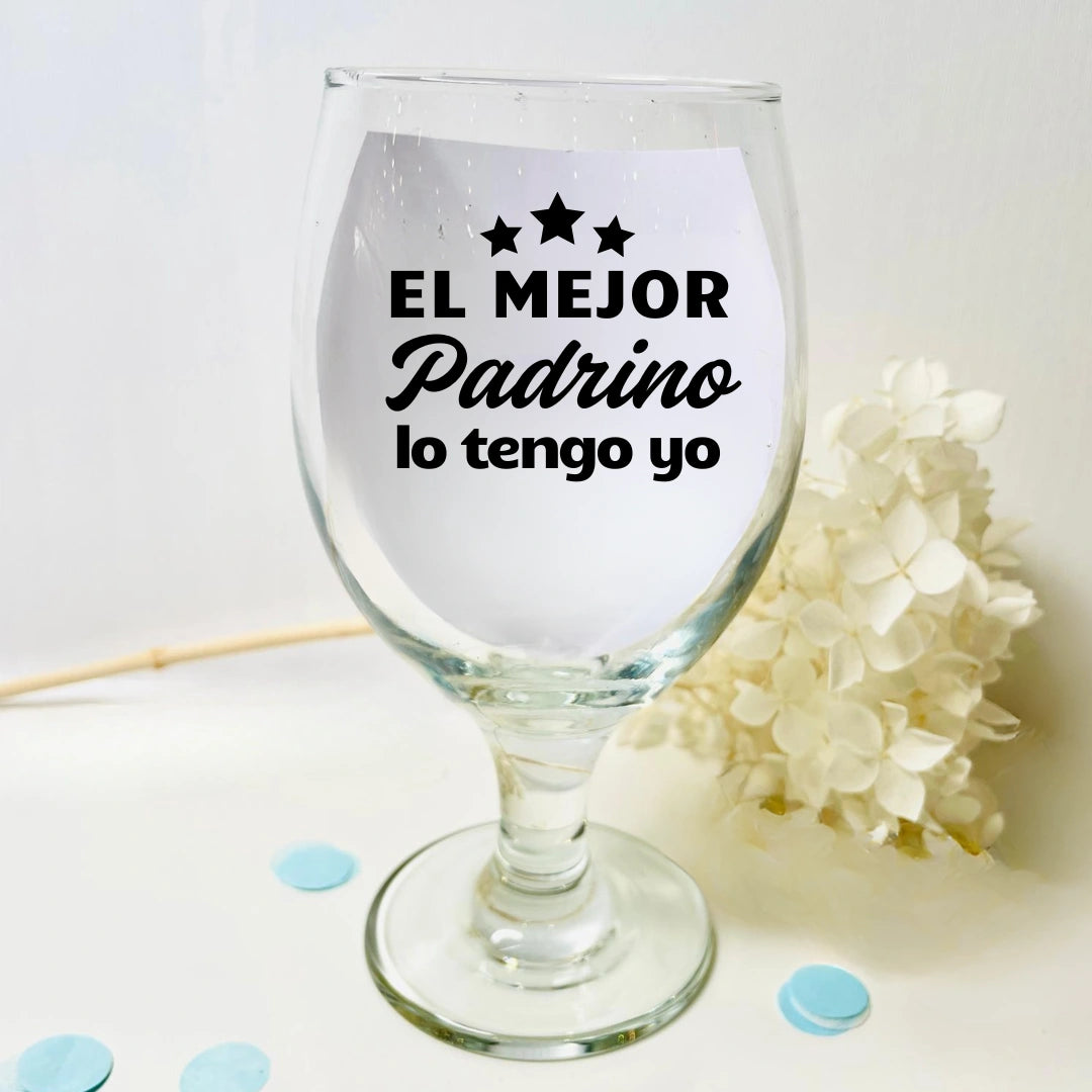 Copa De Cerveza El Mejor Padrino Lo Tengo Yo