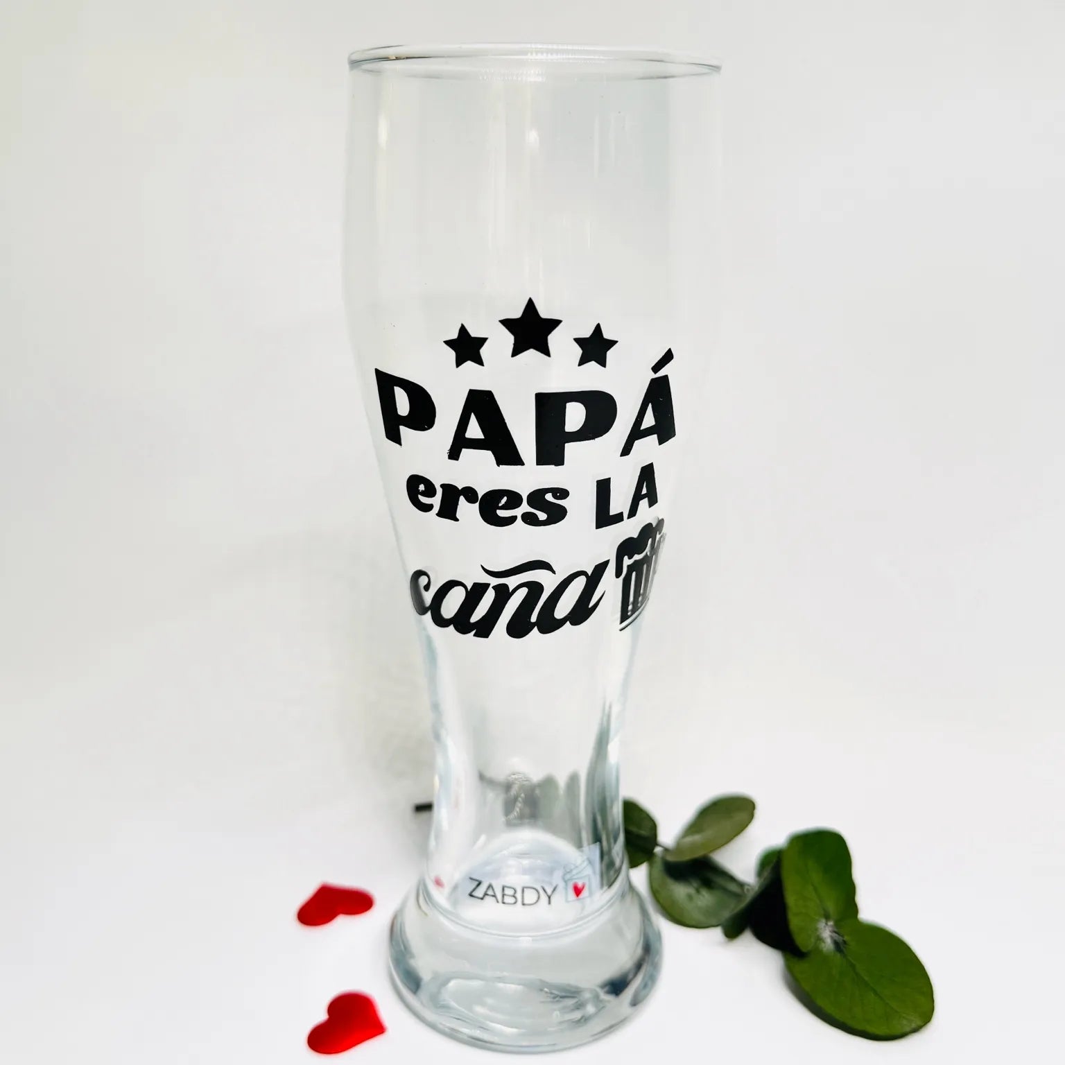 Vaso de Cerveza “Papá eres la caña” – Regalo original para padres