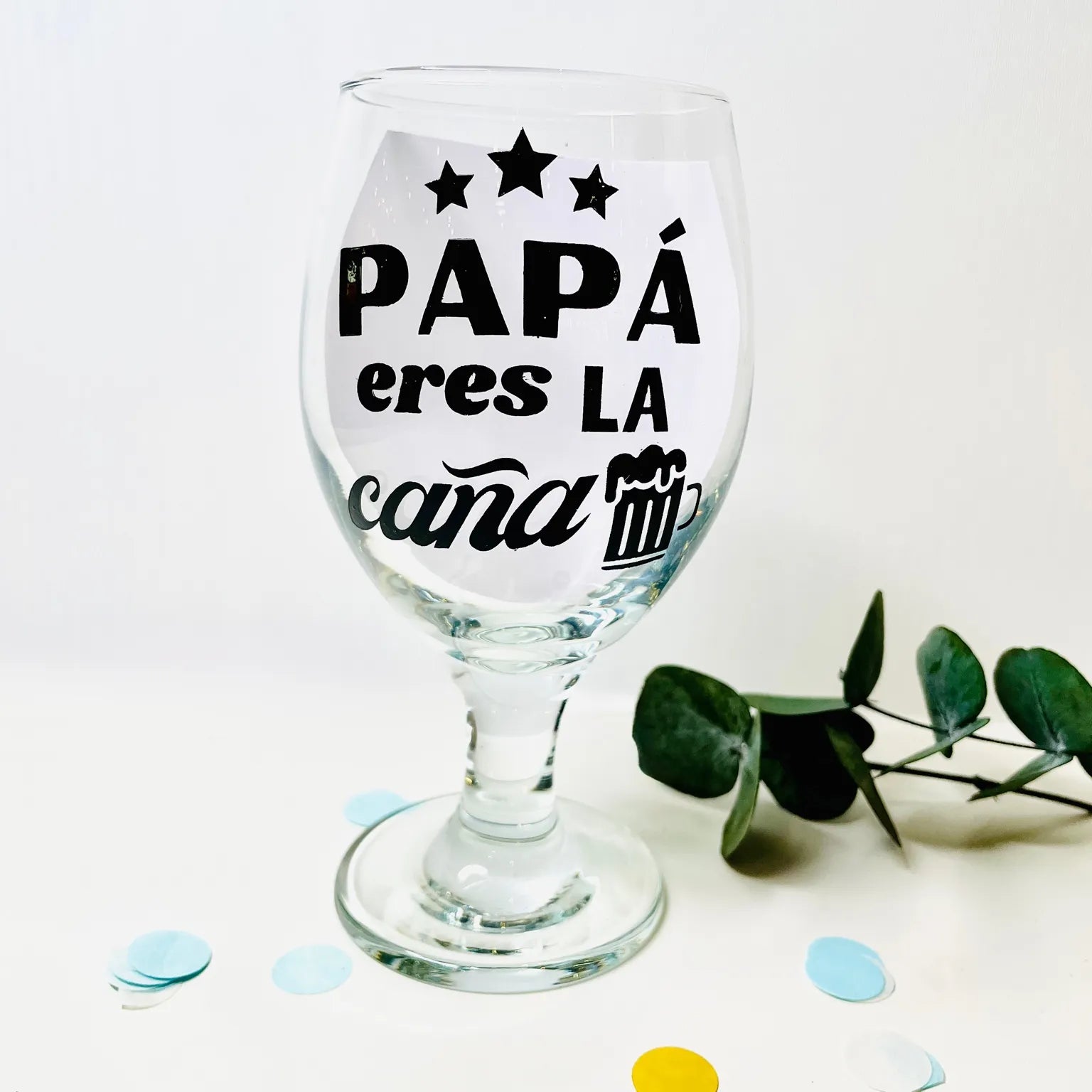 Copa De Cerveza “Papá Eres La Caña”