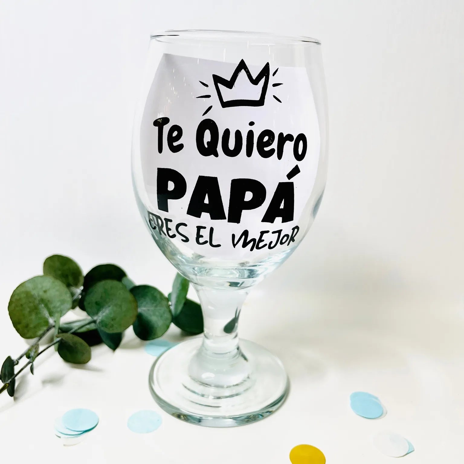 Copa De Cerveza “Te Quiero Papá, Eres El Mejor”