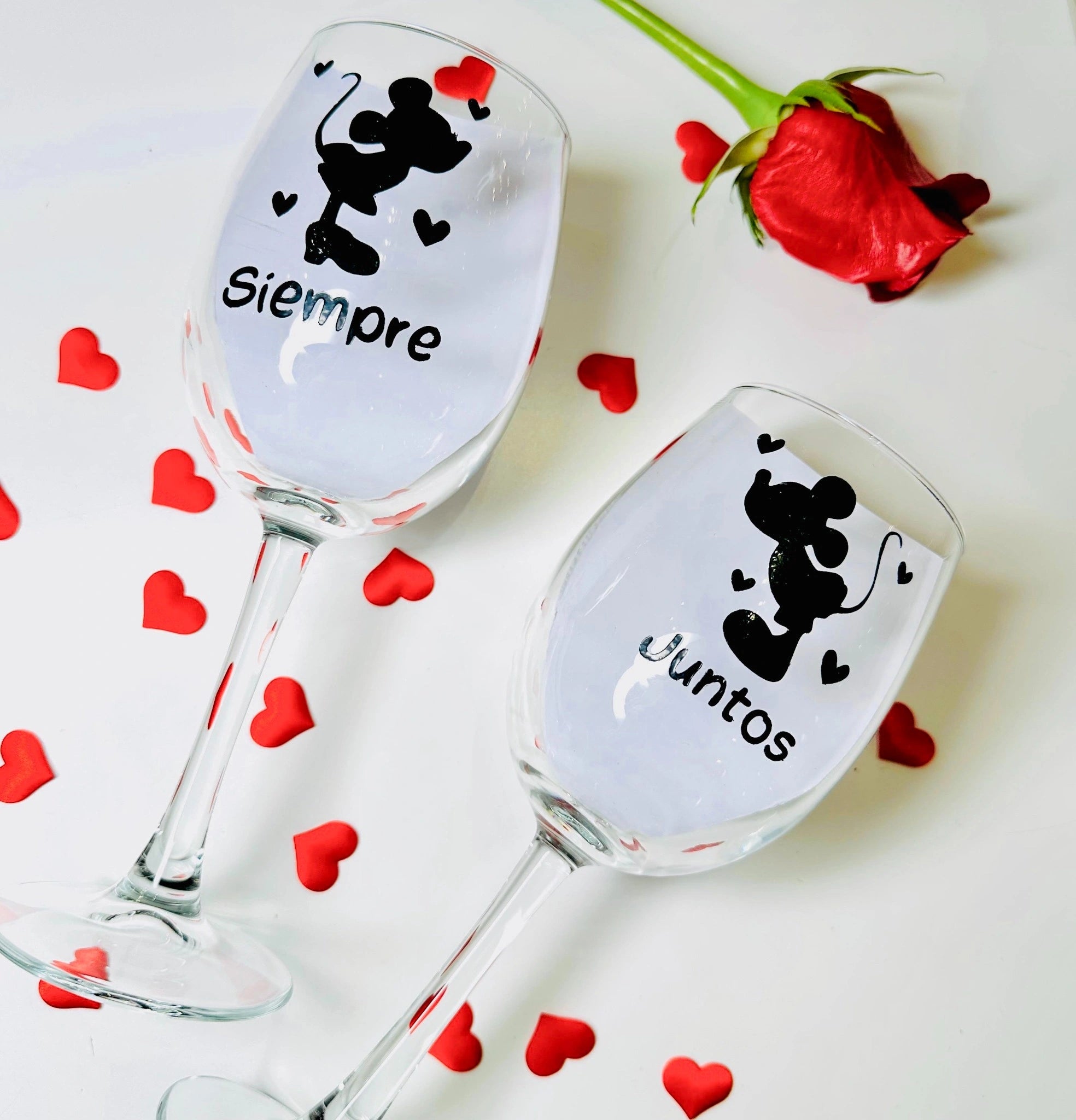 Copas De Vino Dúo Siempre Juntos