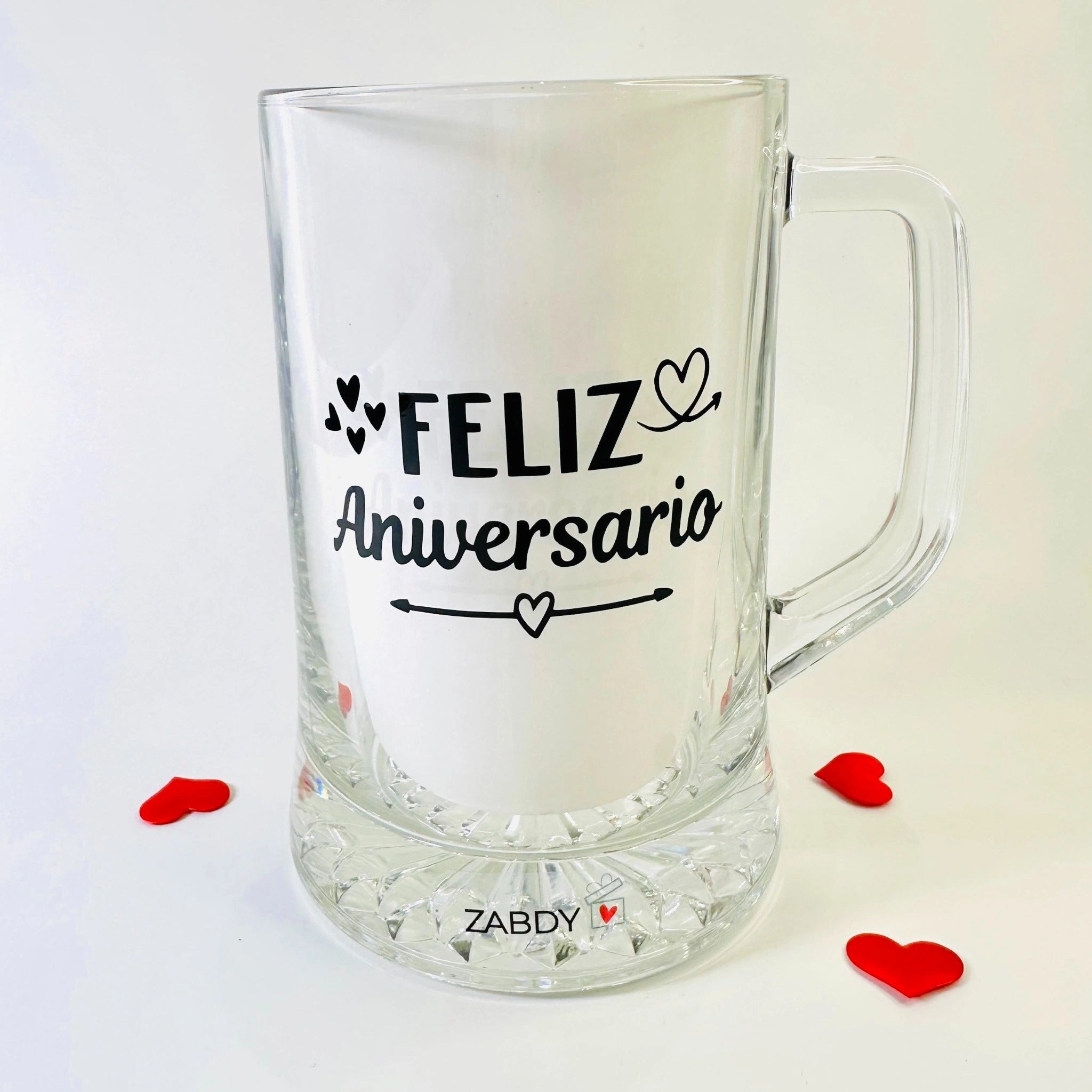 Jarra De Cerveza Feliz Aniversario