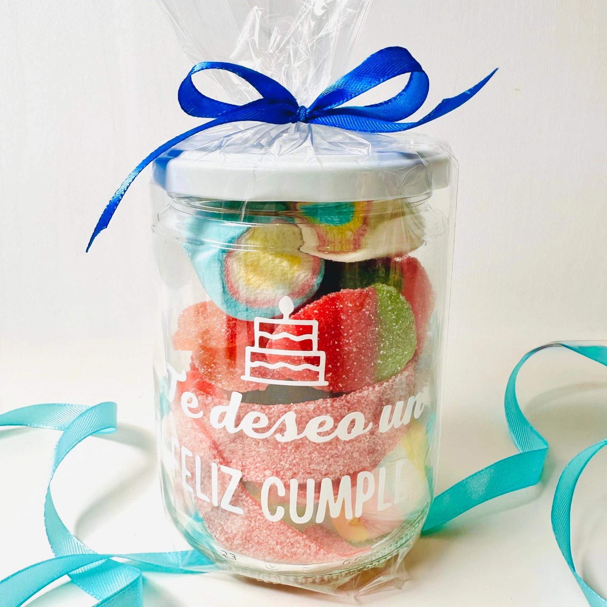 Bote De Gominolas Grande Te Deseo Un Feliz Cumple