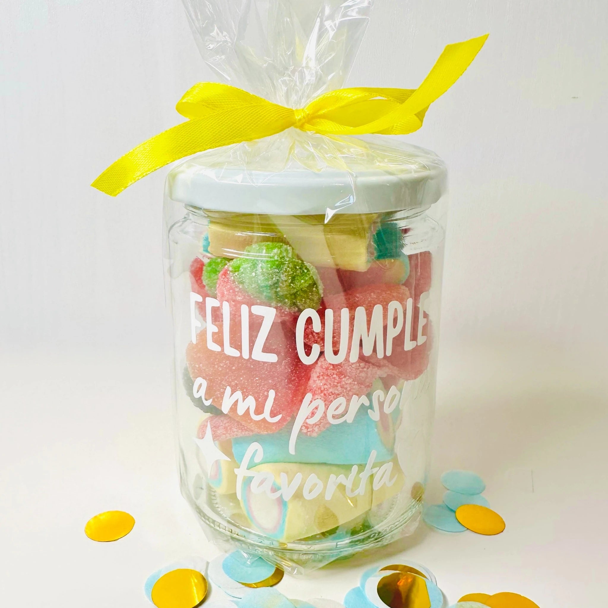 Bote De Gominolas Grande Feliz Cumple A Mi Persona Favorita