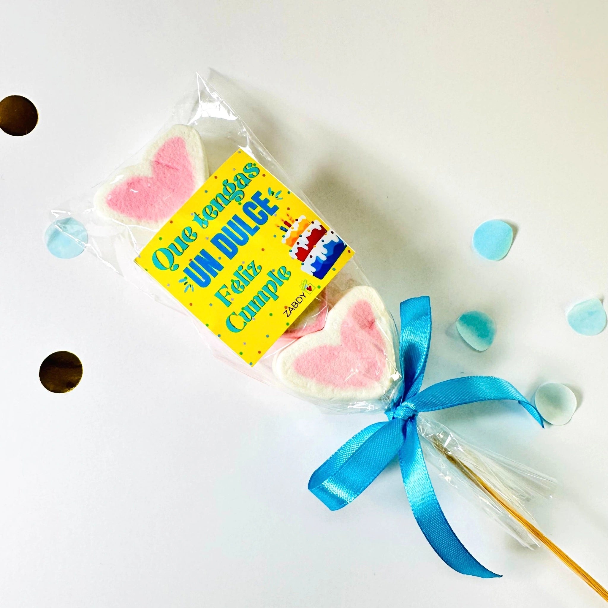 Brocheta De Nube De Corazón Dulce Feliz Cumple