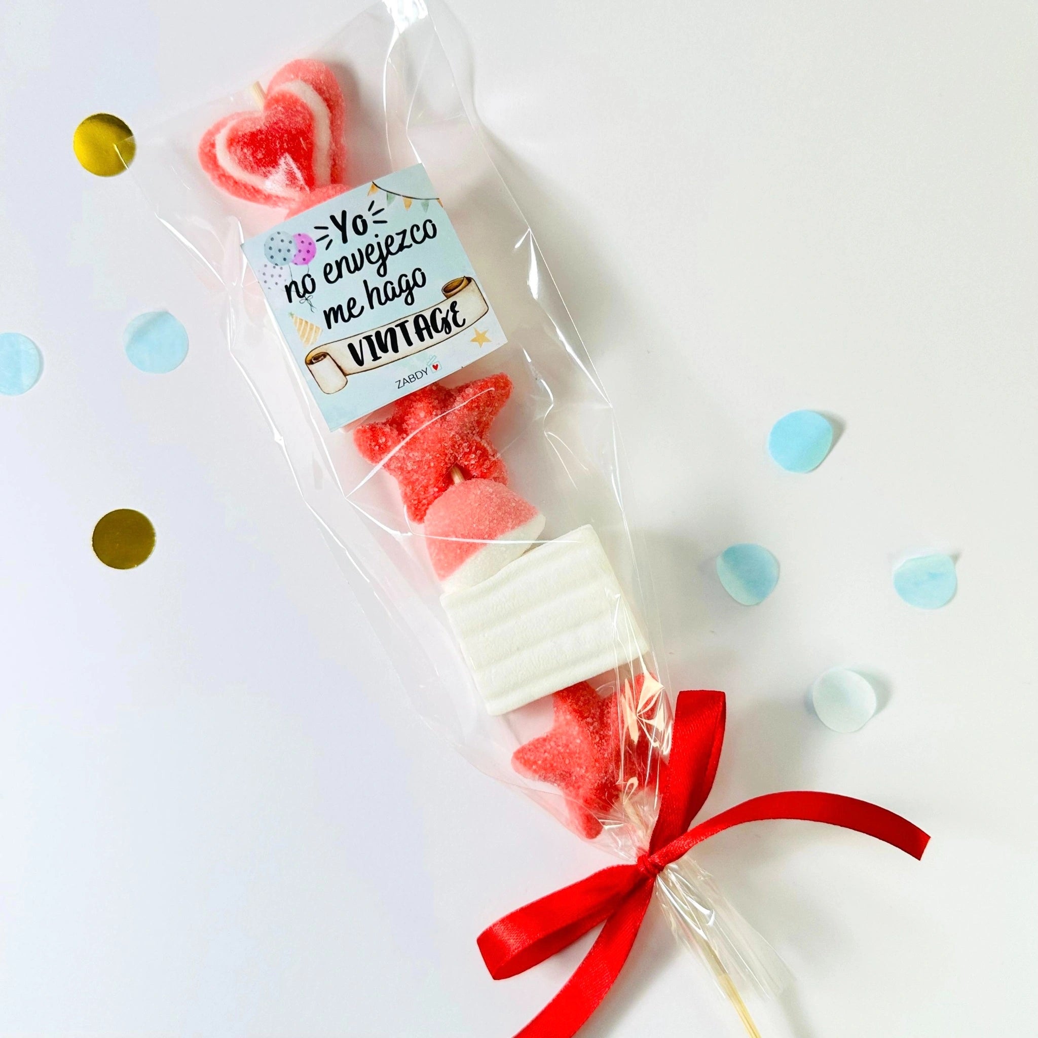 Brocheta De Gominolas Yo No Envejezco Me Hago Vintage