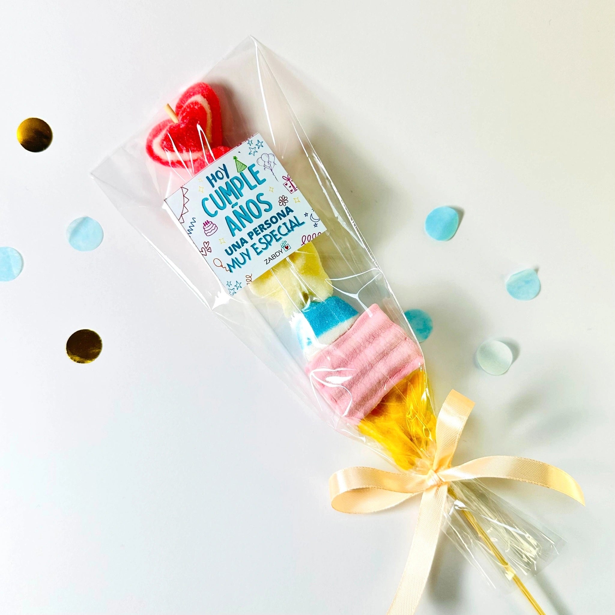 Brocheta De Gominolas Cumple Una Persona Especial