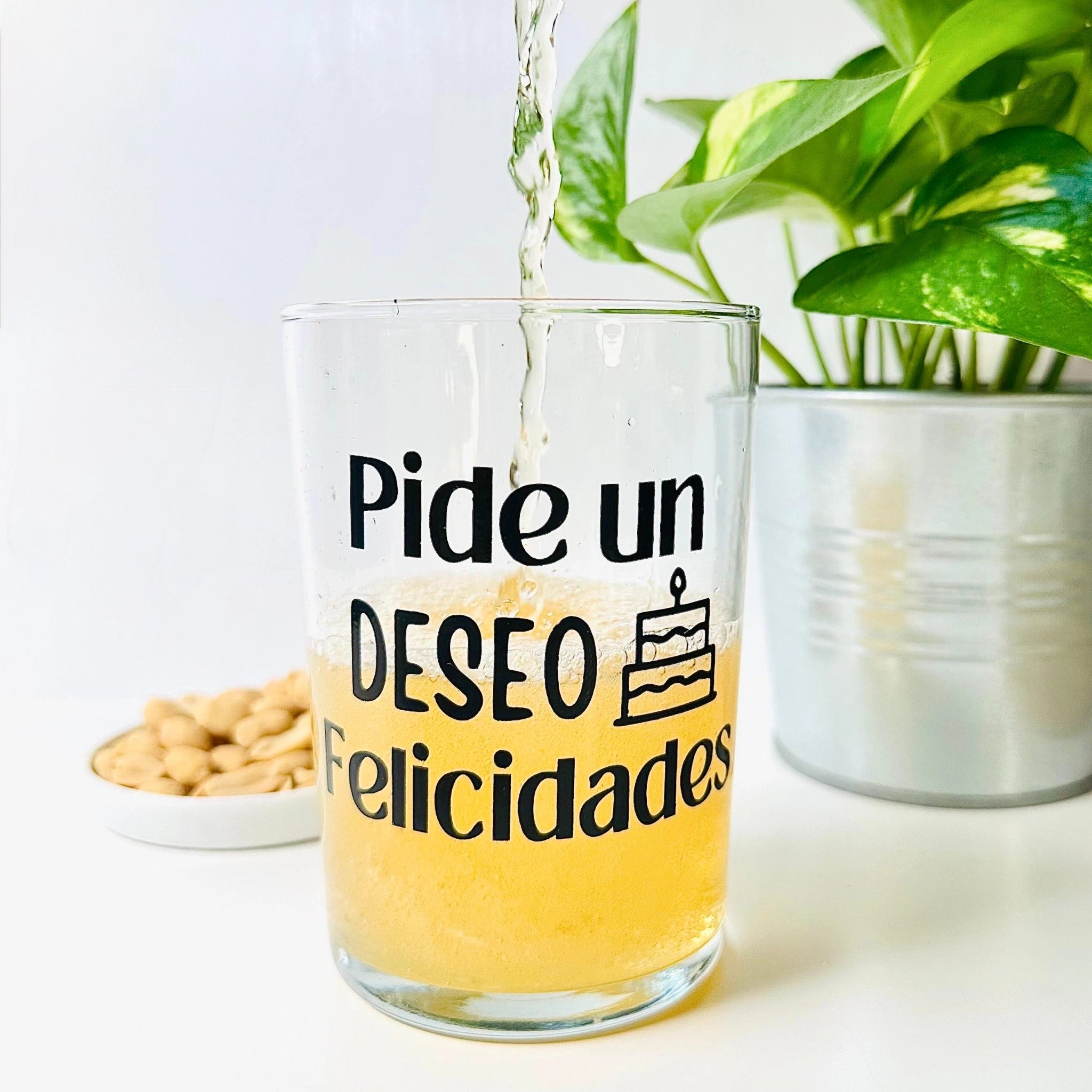 Vaso De Sidra Pide Un Deseo Felicidades