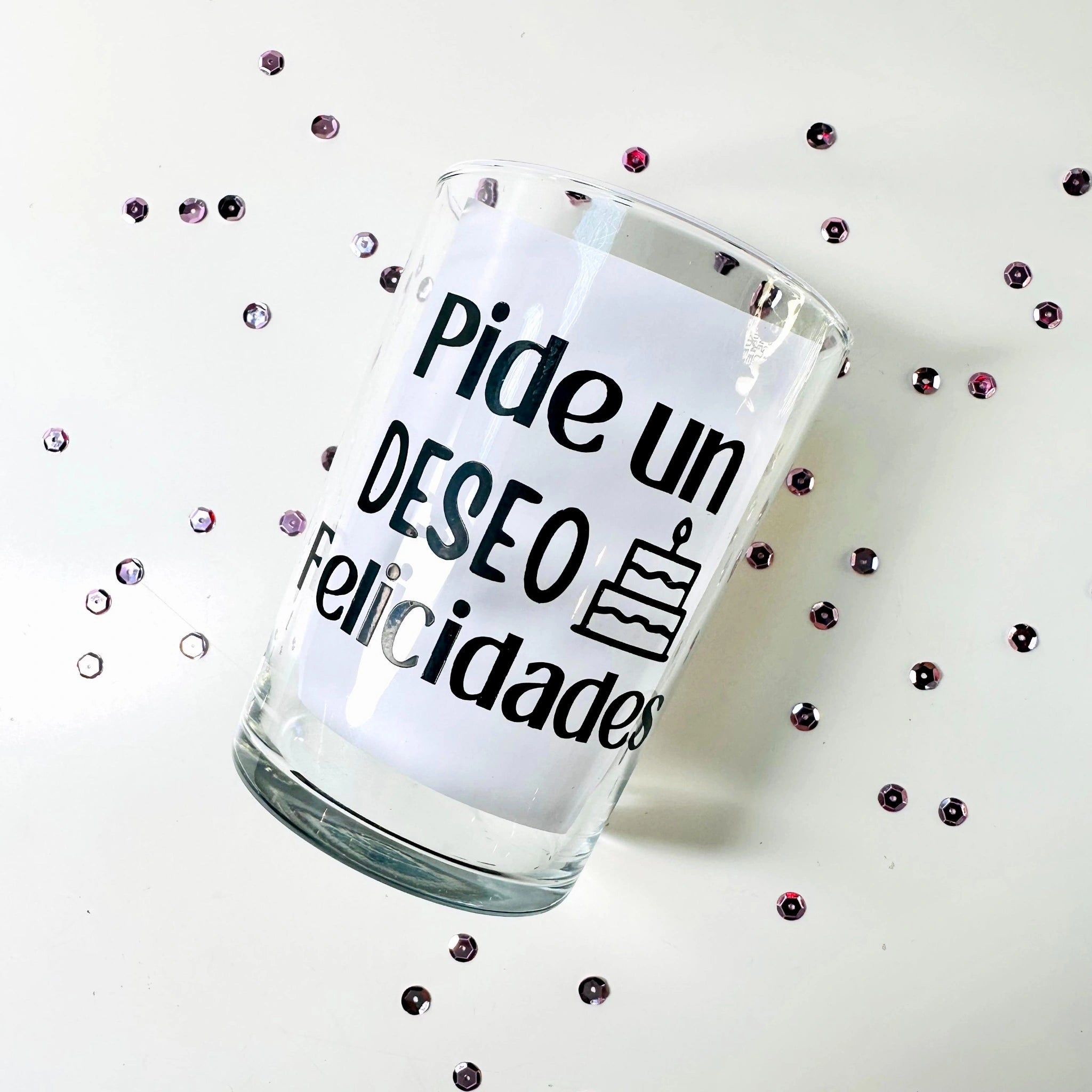 Vaso De Sidra Pide Un Deseo Felicidades