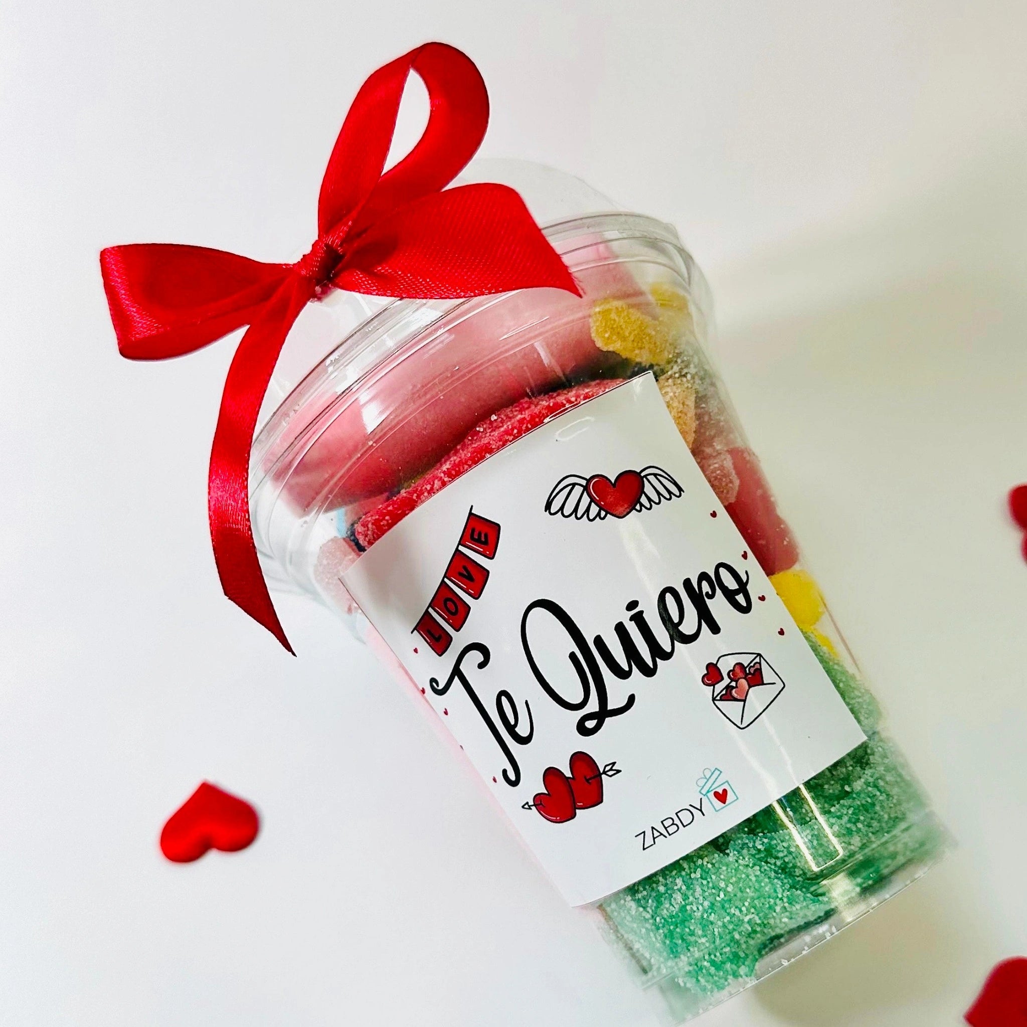 Vaso De Gominolas Grande Te quiero