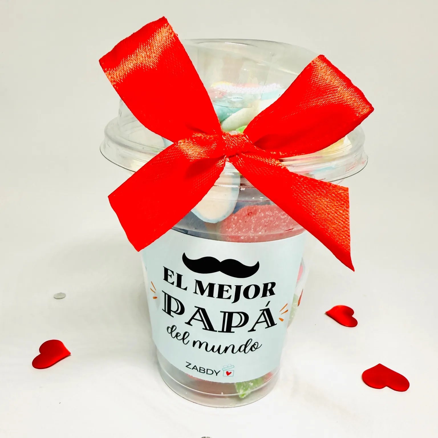 Vaso De Gominolas Y Nubes El Mejor Papá Del Mundo