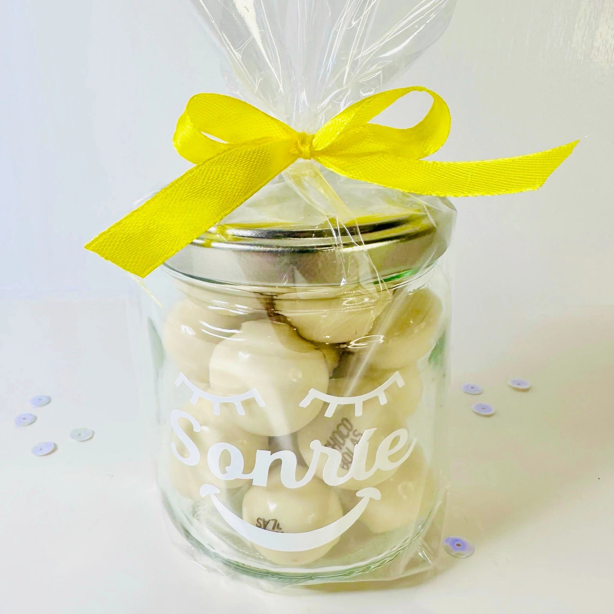 Bote Bolas De Chocolate Sonríe