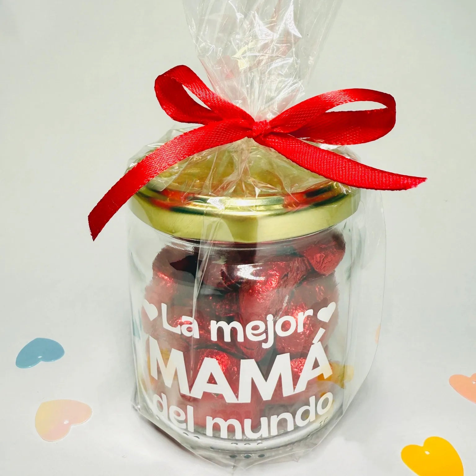 Bote Dulce De Bombones “La Mejor Mamá del Mundo”