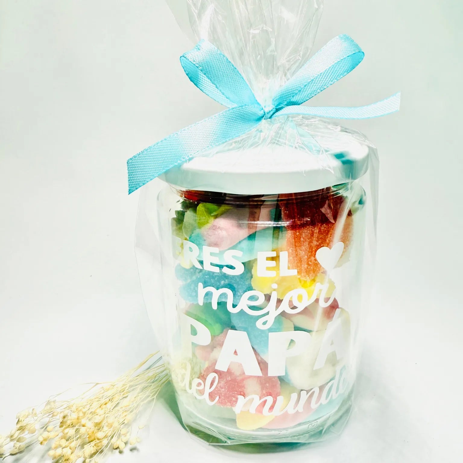 Bote De Gominolas Y Nubes “Eres el mejor papá del mundo”