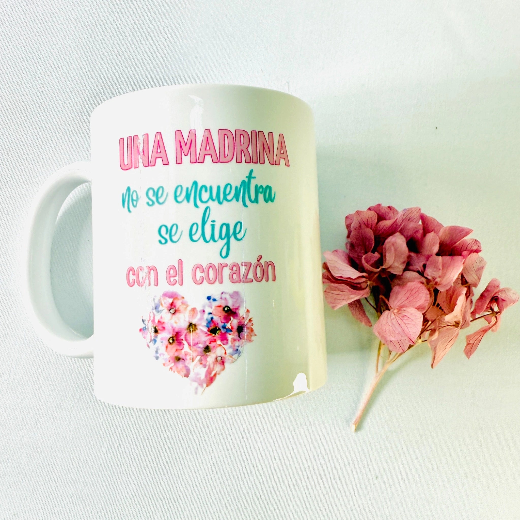 Taza Una Madrina Se Elige Con El Corazón