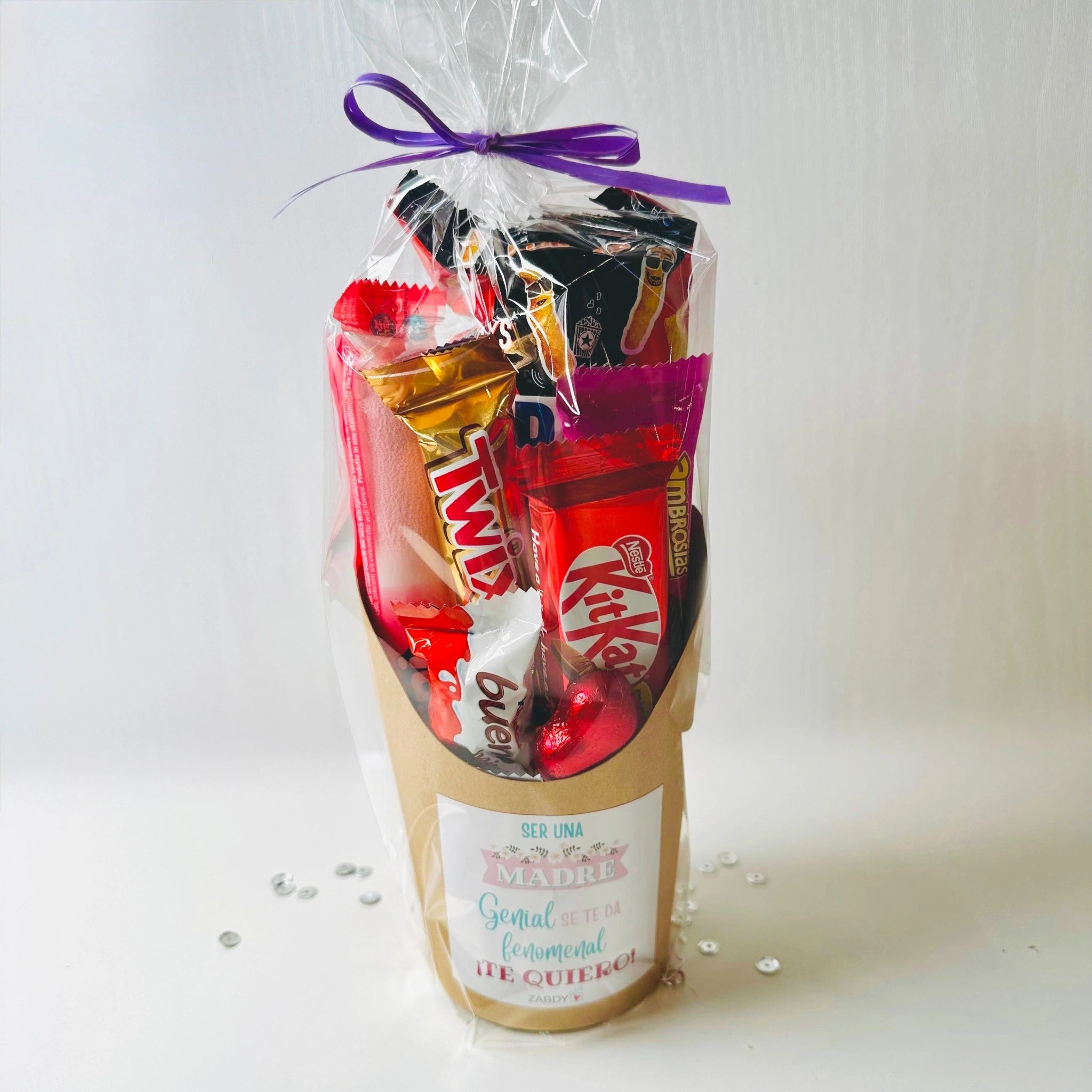 Petaca Grande De Chocolates “Ser Una Madre Genial Se Te Da Fenomenal ¡Te Quiero!”