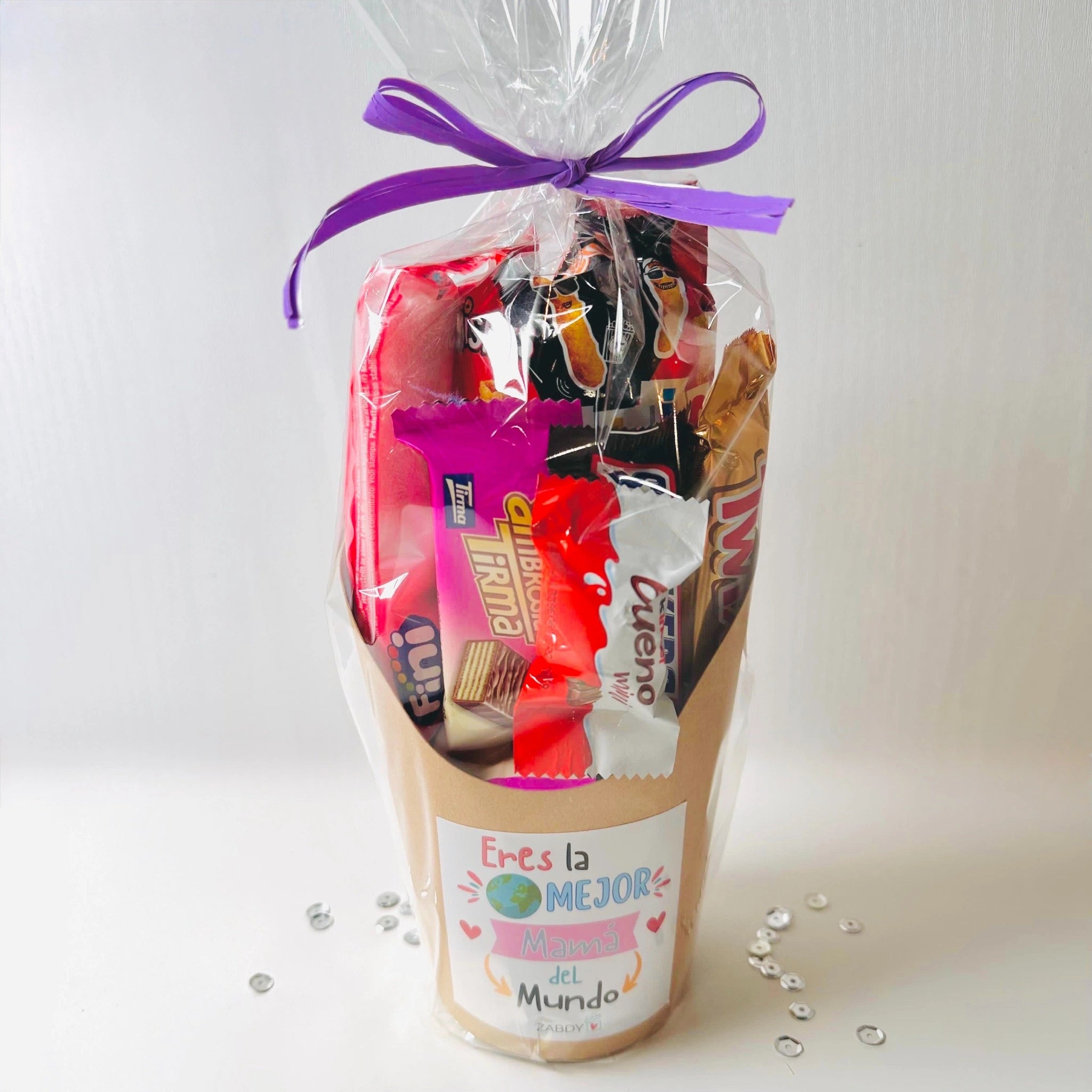 Petaca Grande De Chocolates “Eres La Mejor Mamá del Mundo”