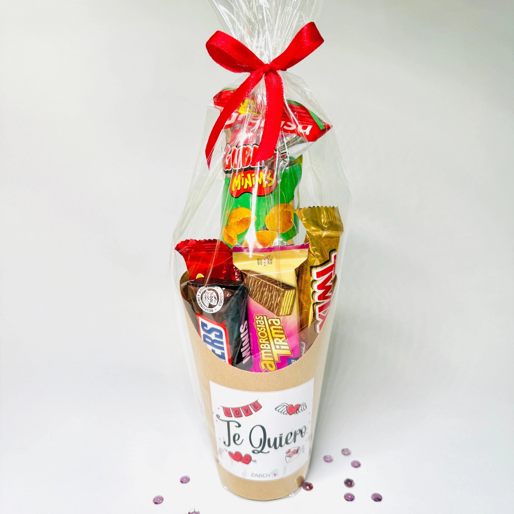 Petaca Pequeña De Chocolates “Te Quiero” Para Mamá