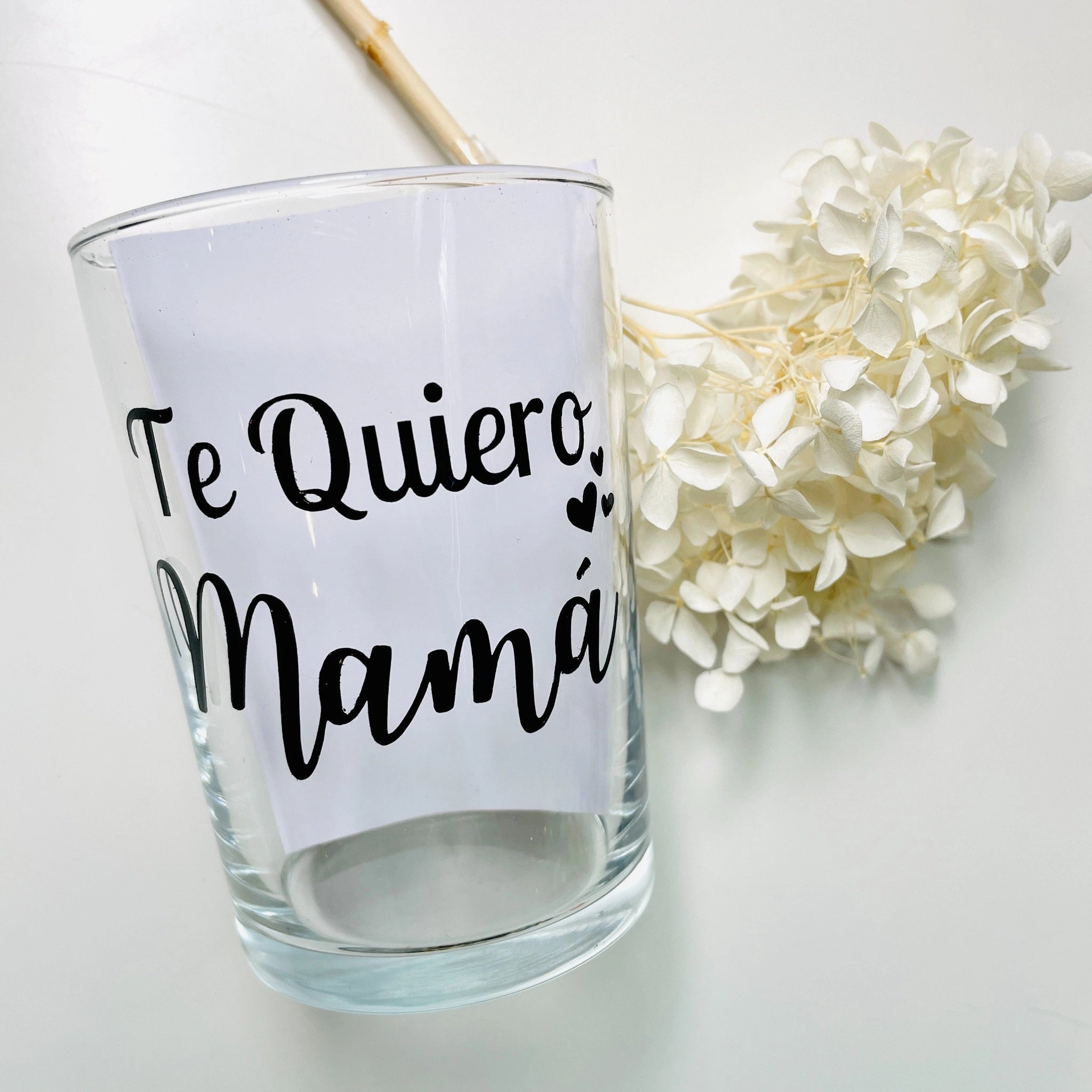 Vaso De Sidra “Te Quiero Mamá”