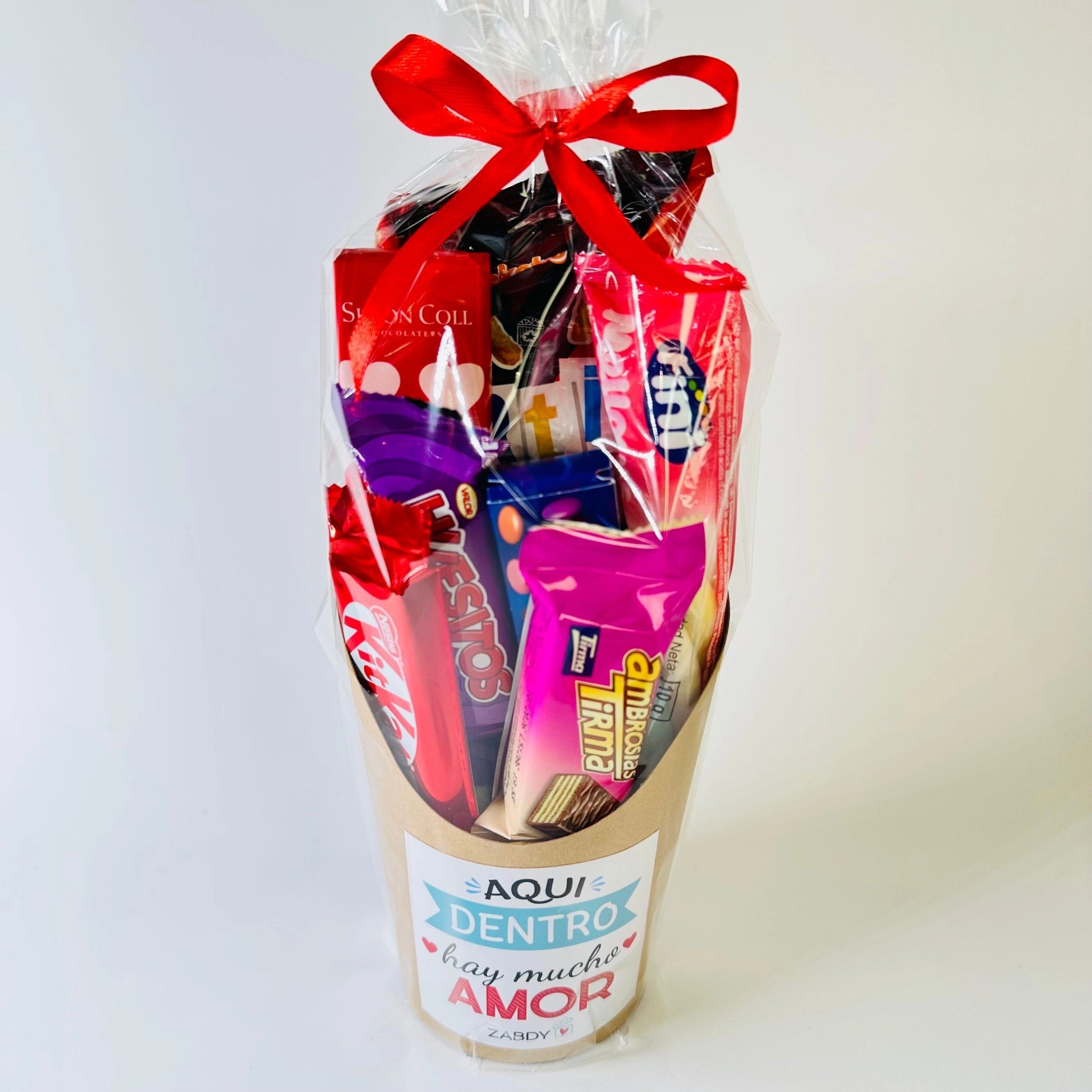 Petaca Grande Aquí Dentro Hay Mucho Amor