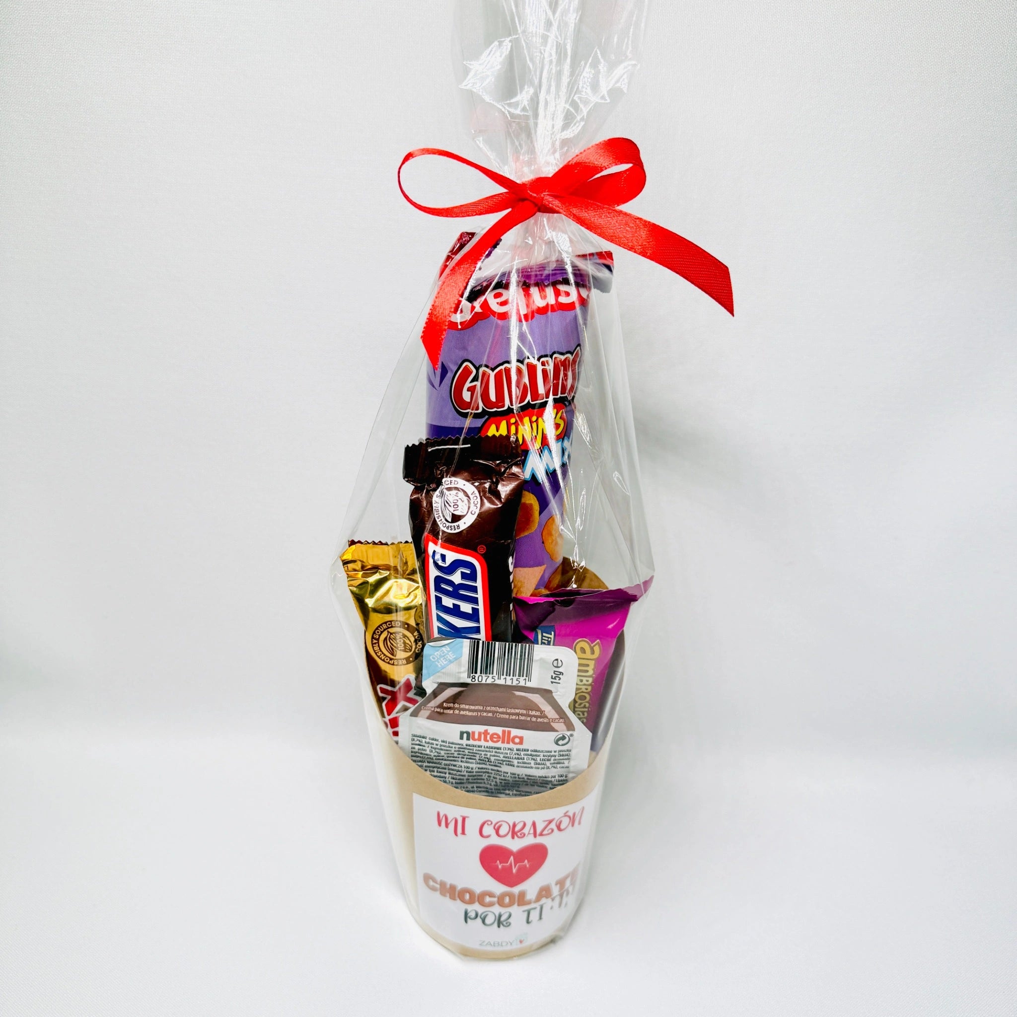 Petaca Pequeña Mi Corazón Chocolate Por Ti